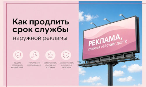 Как продлить срок службы наружной рекламы в Соликамске