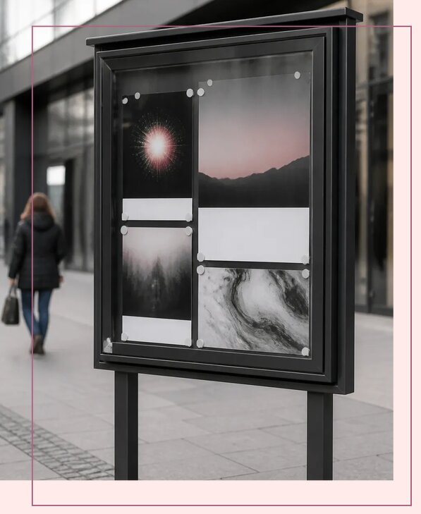 Афишные стенды в Соликамске по цене от 18446 р. | Аванза-Слк